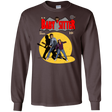 T-Shirts Dark Chocolate / S Babysitter Batman Men's Long Sleeve T-Shirt