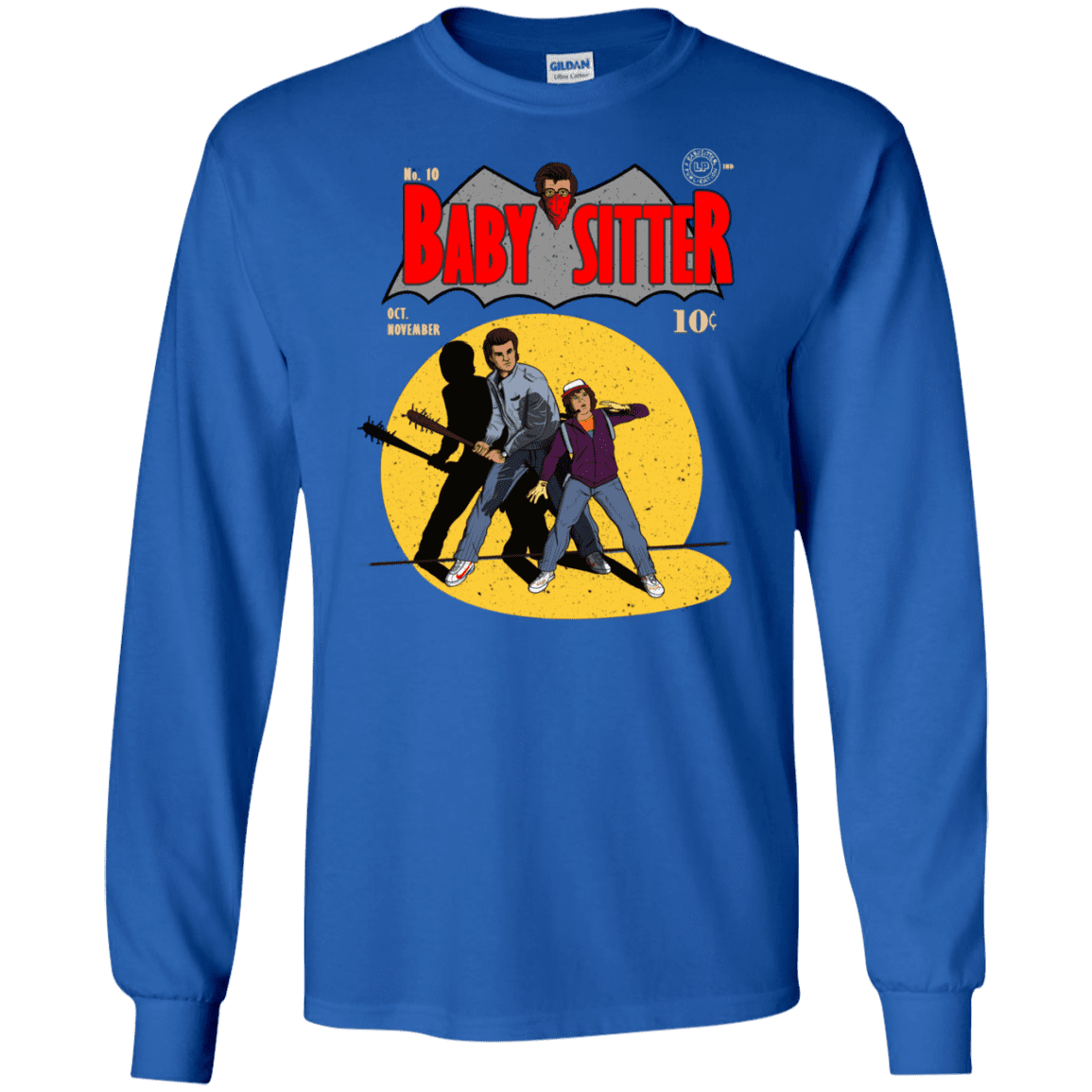 T-Shirts Royal / S Babysitter Batman Men's Long Sleeve T-Shirt