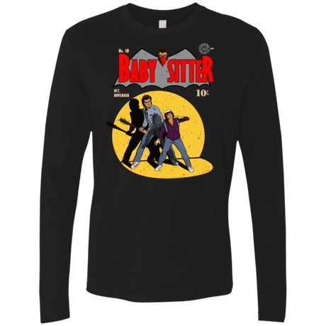 T-Shirts Black / S Babysitter Batman Men's Premium Long Sleeve