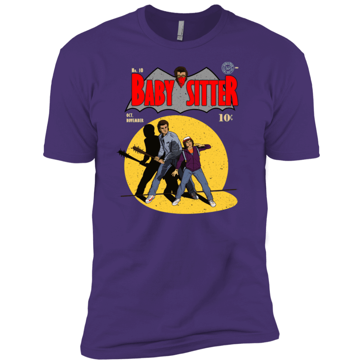 T-Shirts Purple Rush/ / X-Small Babysitter Batman Men's Premium T-Shirt