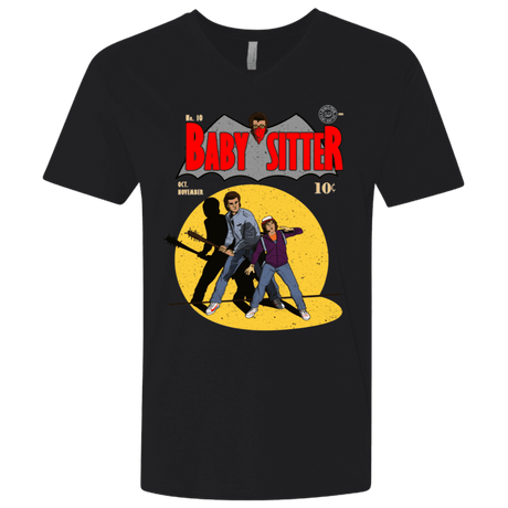 T-Shirts Black / X-Small Babysitter Batman Men's Premium V-Neck