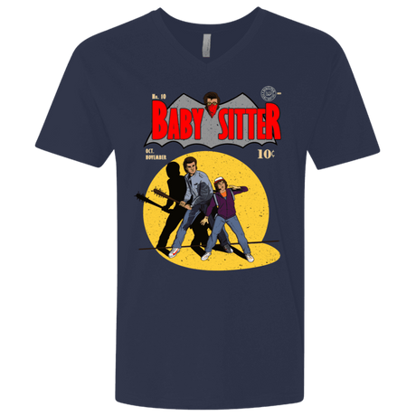 T-Shirts Midnight Navy / X-Small Babysitter Batman Men's Premium V-Neck