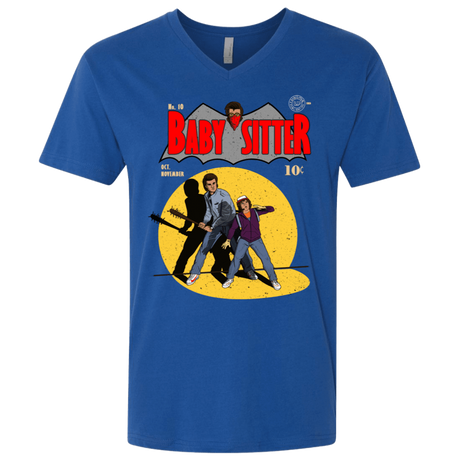 T-Shirts Royal / X-Small Babysitter Batman Men's Premium V-Neck