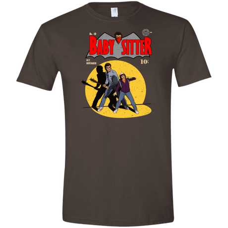 T-Shirts Dark Chocolate / S Babysitter Batman Men's Semi-Fitted Softstyle