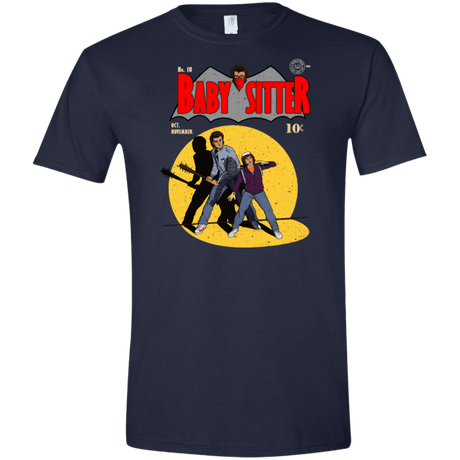T-Shirts Navy / X-Small Babysitter Batman Men's Semi-Fitted Softstyle