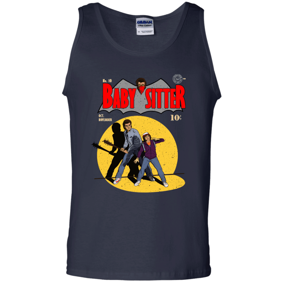 T-Shirts Navy / S Babysitter Batman Men's Tank Top