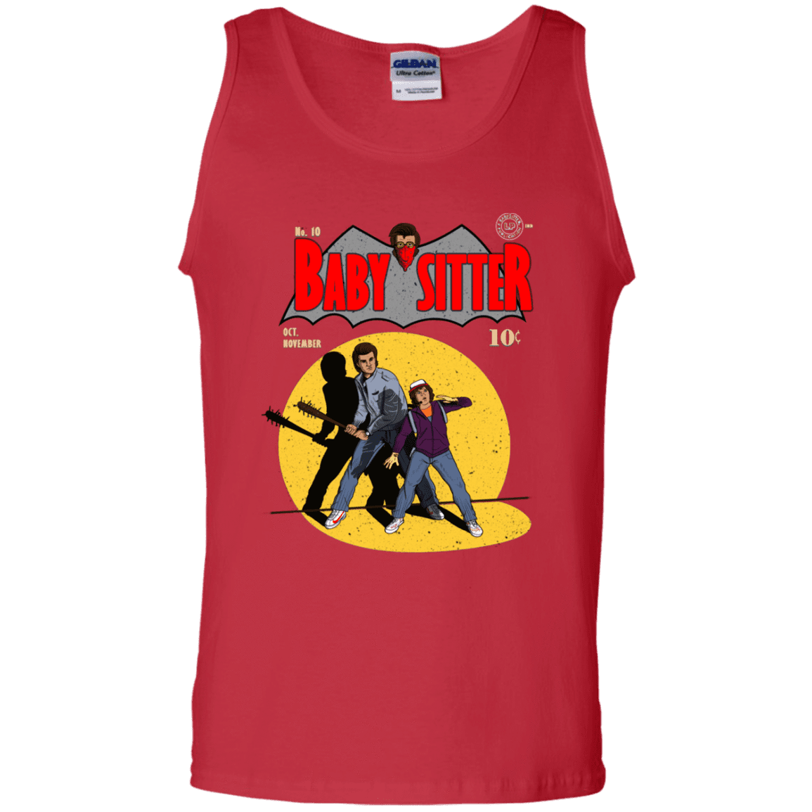 T-Shirts Red / S Babysitter Batman Men's Tank Top