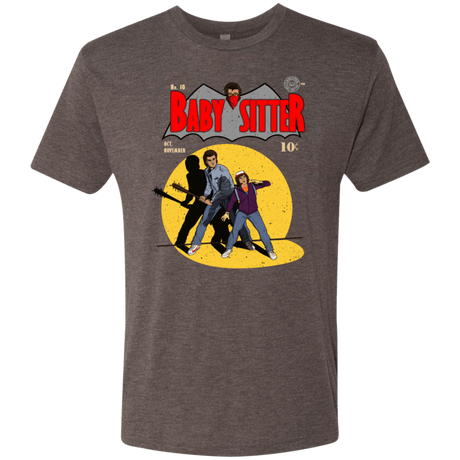 T-Shirts Macchiato / S Babysitter Batman Men's Triblend T-Shirt