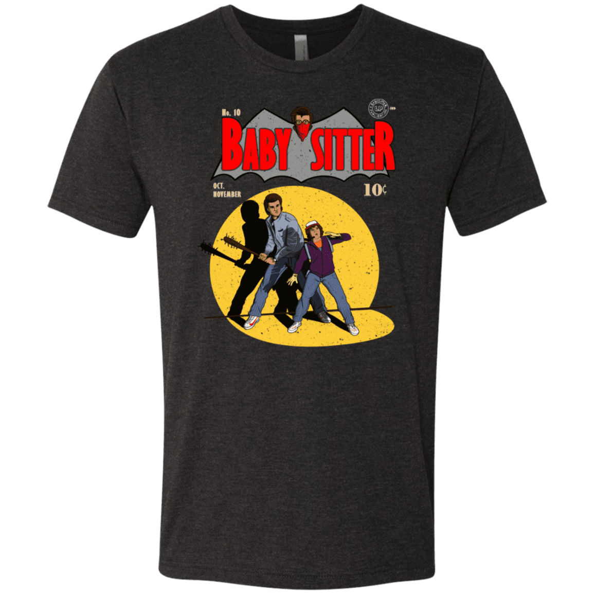 T-Shirts Vintage Black / S Babysitter Batman Men's Triblend T-Shirt