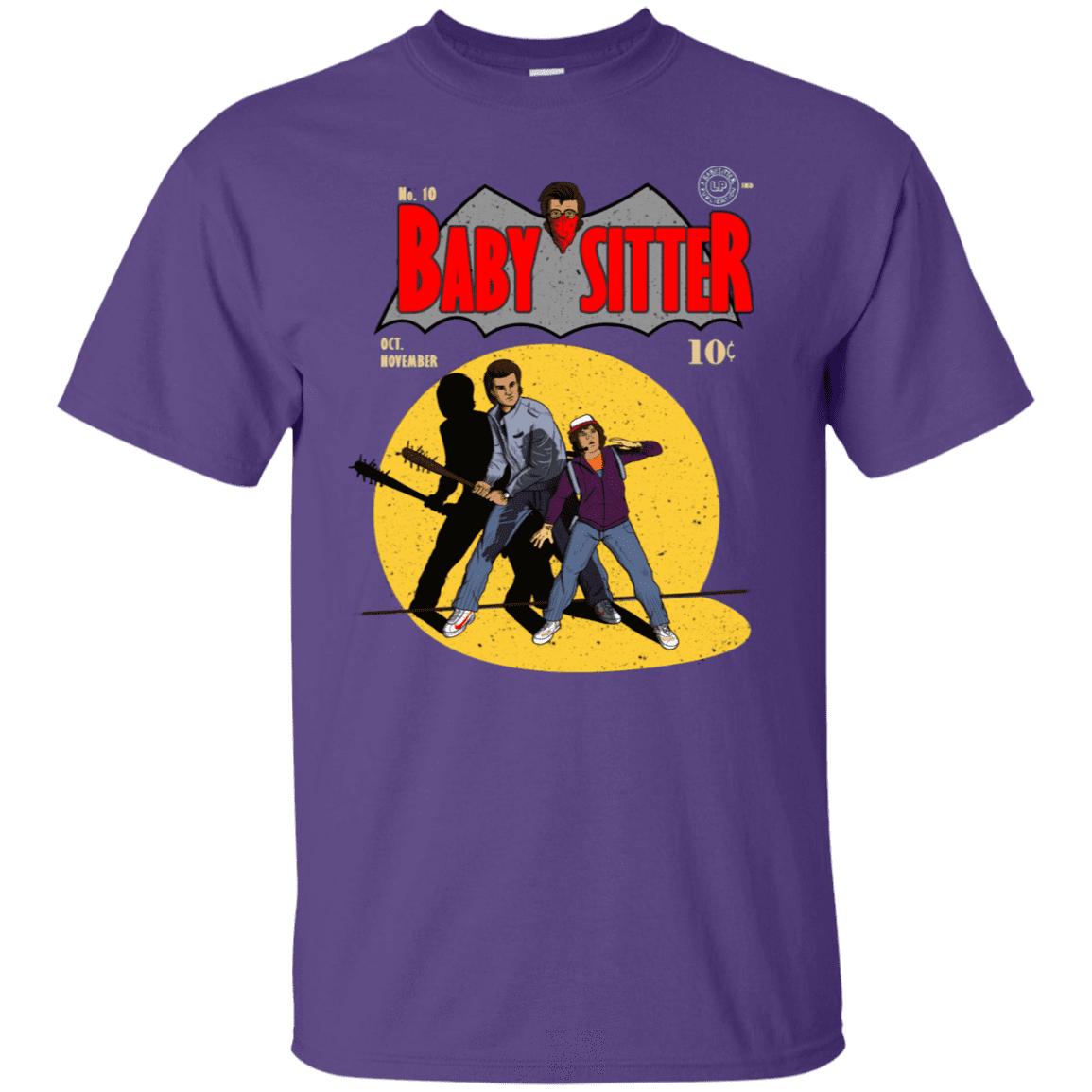 T-Shirts Purple / S Babysitter Batman T-Shirt