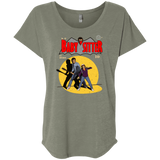 T-Shirts Venetian Grey / X-Small Babysitter Batman Triblend Dolman Sleeve