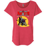 T-Shirts Vintage Red / X-Small Babysitter Batman Triblend Dolman Sleeve