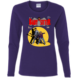T-Shirts Purple / S Babysitter Batman Women's Long Sleeve T-Shirt