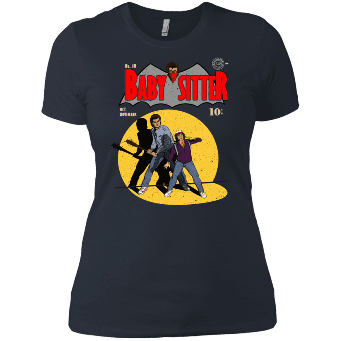 T-Shirts Indigo / X-Small Babysitter Batman Women's Premium T-Shirt