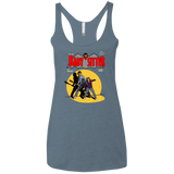 T-Shirts Indigo / X-Small Babysitter Batman Women's Triblend Racerback Tank