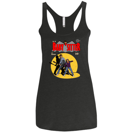 T-Shirts Vintage Black / X-Small Babysitter Batman Women's Triblend Racerback Tank