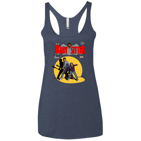 T-Shirts Vintage Navy / X-Small Babysitter Batman Women's Triblend Racerback Tank