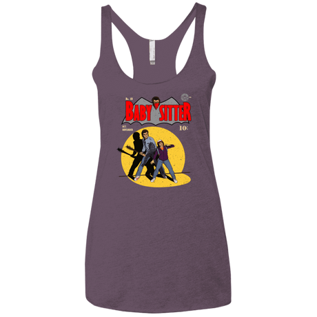 T-Shirts Vintage Purple / X-Small Babysitter Batman Women's Triblend Racerback Tank
