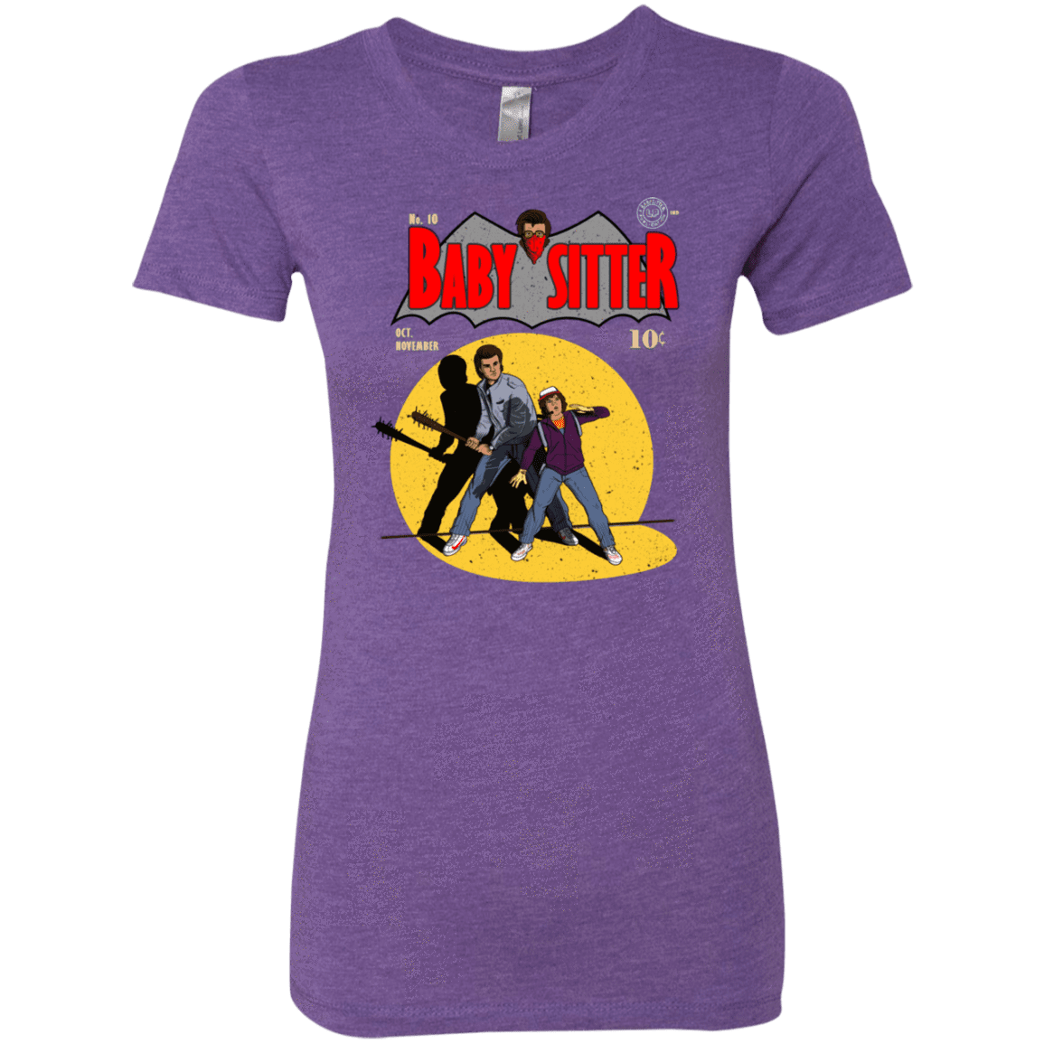 T-Shirts Purple Rush / S Babysitter Batman Women's Triblend T-Shirt