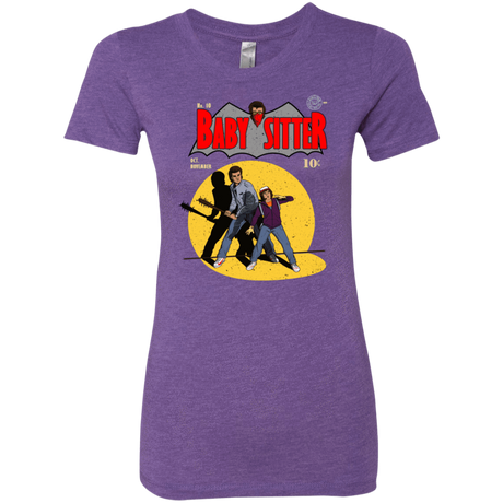 T-Shirts Purple Rush / S Babysitter Batman Women's Triblend T-Shirt
