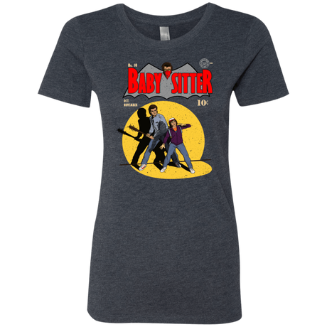 T-Shirts Vintage Navy / S Babysitter Batman Women's Triblend T-Shirt