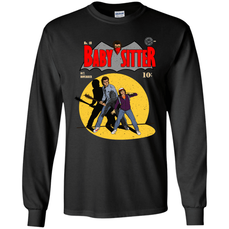 T-Shirts Black / YS Babysitter Batman Youth Long Sleeve T-Shirt