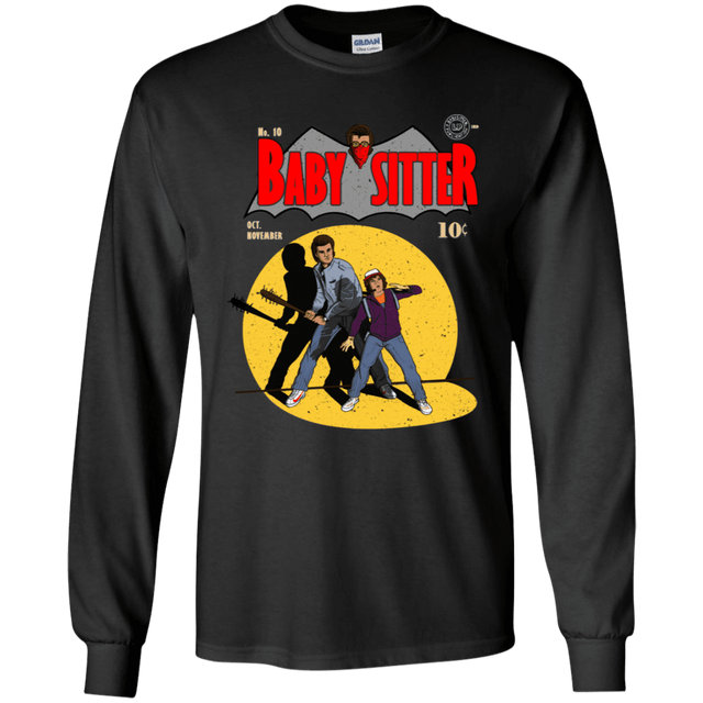 T-Shirts Black / YS Babysitter Batman Youth Long Sleeve T-Shirt