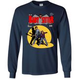 T-Shirts Navy / YS Babysitter Batman Youth Long Sleeve T-Shirt