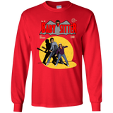 T-Shirts Red / YS Babysitter Batman Youth Long Sleeve T-Shirt