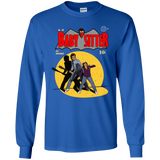 T-Shirts Royal / YS Babysitter Batman Youth Long Sleeve T-Shirt