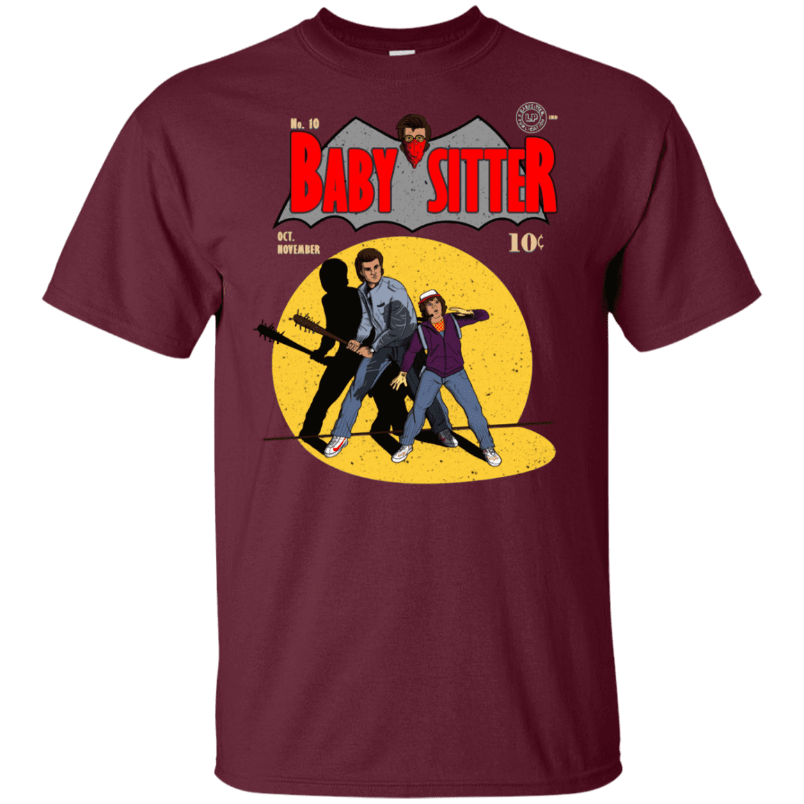 T-Shirts Maroon / YXS Babysitter Batman Youth T-Shirt