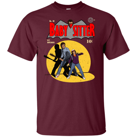 T-Shirts Maroon / YXS Babysitter Batman Youth T-Shirt