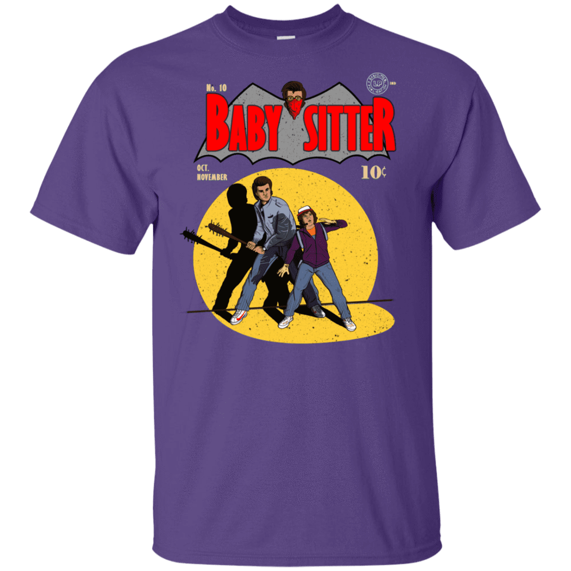 T-Shirts Purple / YXS Babysitter Batman Youth T-Shirt