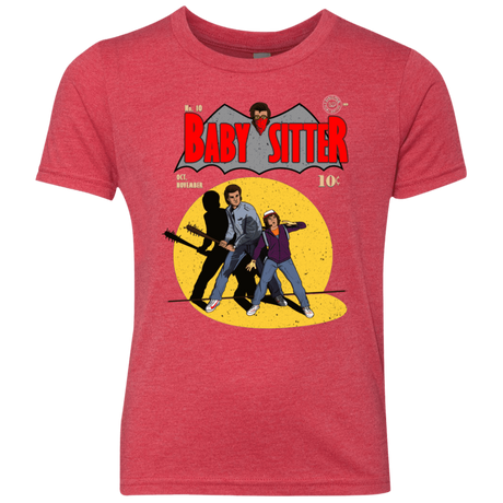 T-Shirts Vintage Red / YXS Babysitter Batman Youth Triblend T-Shirt