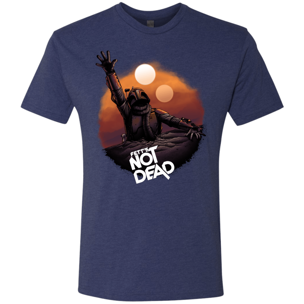 T-Shirts Vintage Navy / Small Back From The Pit Men's Triblend T-Shirt