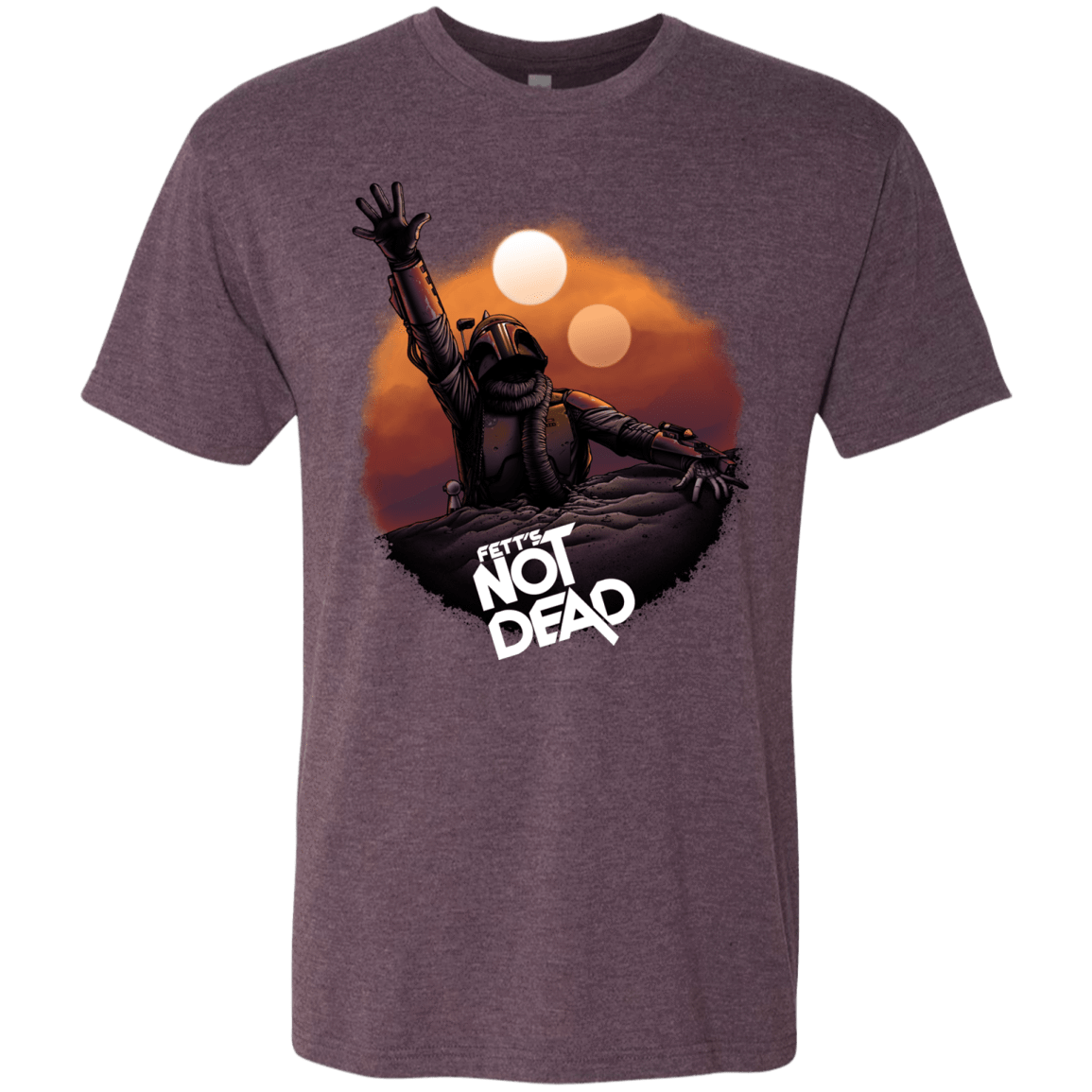 T-Shirts Vintage Purple / Small Back From The Pit Men's Triblend T-Shirt
