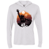 T-Shirts Heather White / X-Small Back From The Pit Triblend Long Sleeve Hoodie Tee