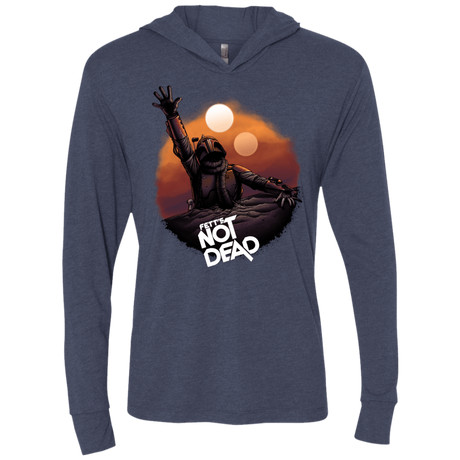 T-Shirts Vintage Navy / X-Small Back From The Pit Triblend Long Sleeve Hoodie Tee