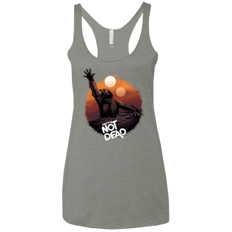 T-Shirts Venetian Grey / X-Small Back From The Pit Women's Triblend Racerback Tank