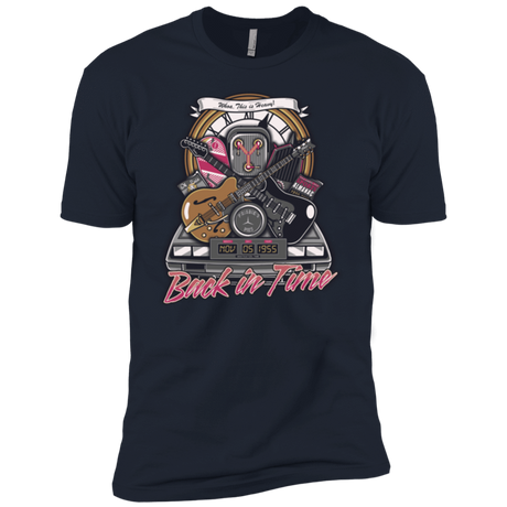 T-Shirts Midnight Navy / YXS Back in time Boys Premium T-Shirt