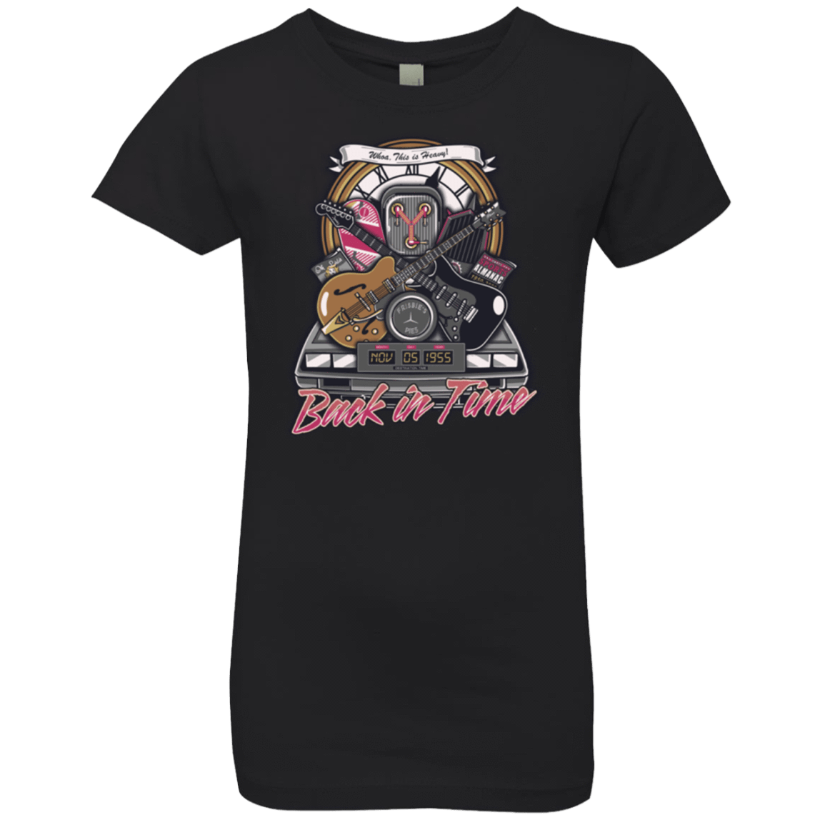 T-Shirts Black / YXS Back in time Girls Premium T-Shirt