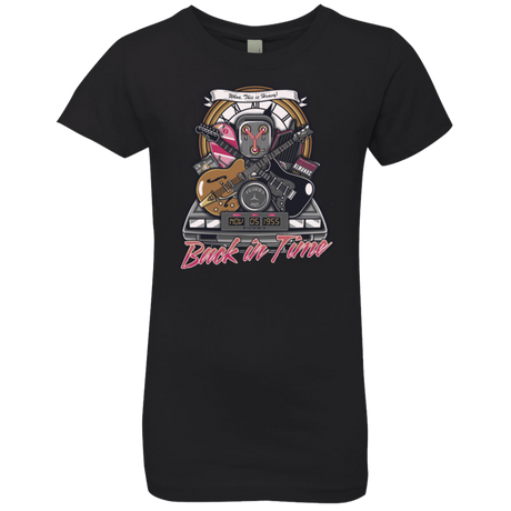 T-Shirts Black / YXS Back in time Girls Premium T-Shirt