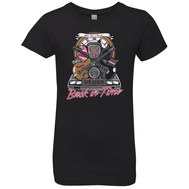 T-Shirts Black / YXS Back in time Girls Premium T-Shirt