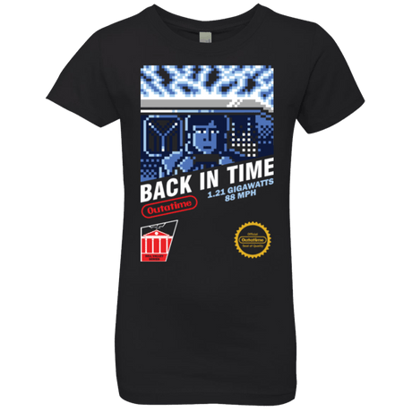 T-Shirts Black / YXS Back In Time Girls Premium T-Shirt
