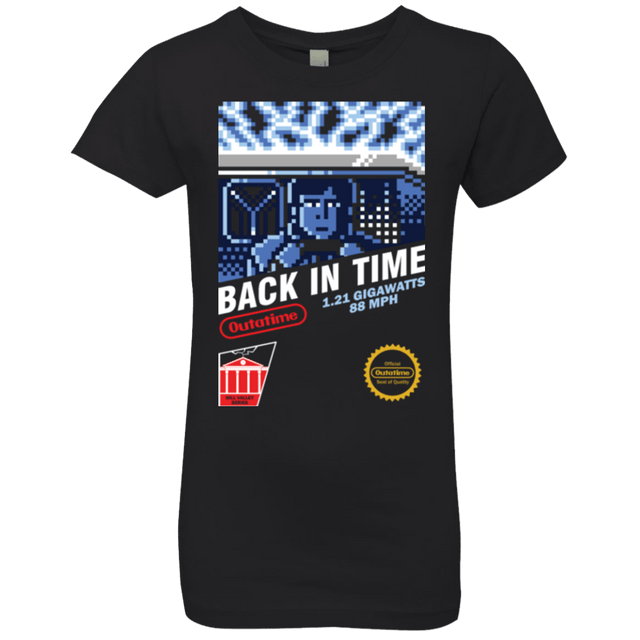 T-Shirts Black / YXS Back In Time Girls Premium T-Shirt