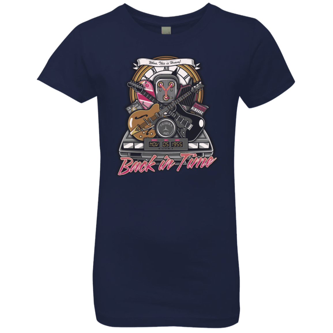 T-Shirts Midnight Navy / YXS Back in time Girls Premium T-Shirt