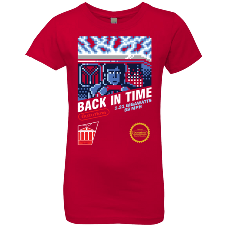 T-Shirts Red / YXS Back In Time Girls Premium T-Shirt