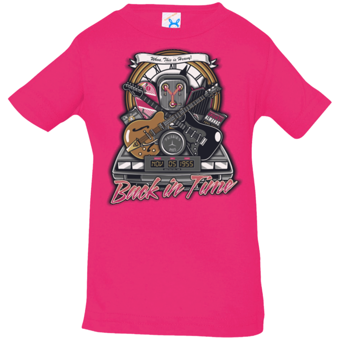 T-Shirts Hot Pink / 6 Months Back in time Infant PremiumT-Shirt
