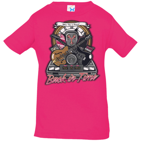 T-Shirts Hot Pink / 6 Months Back in time Infant PremiumT-Shirt