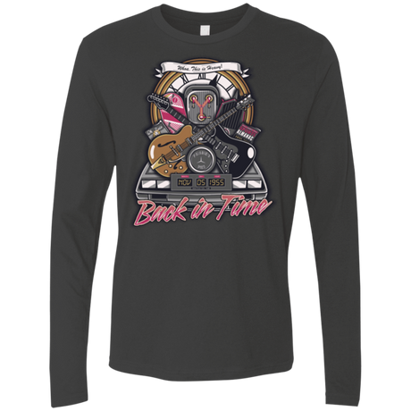 T-Shirts Heavy Metal / Small Back in time Men's Premium Long Sleeve